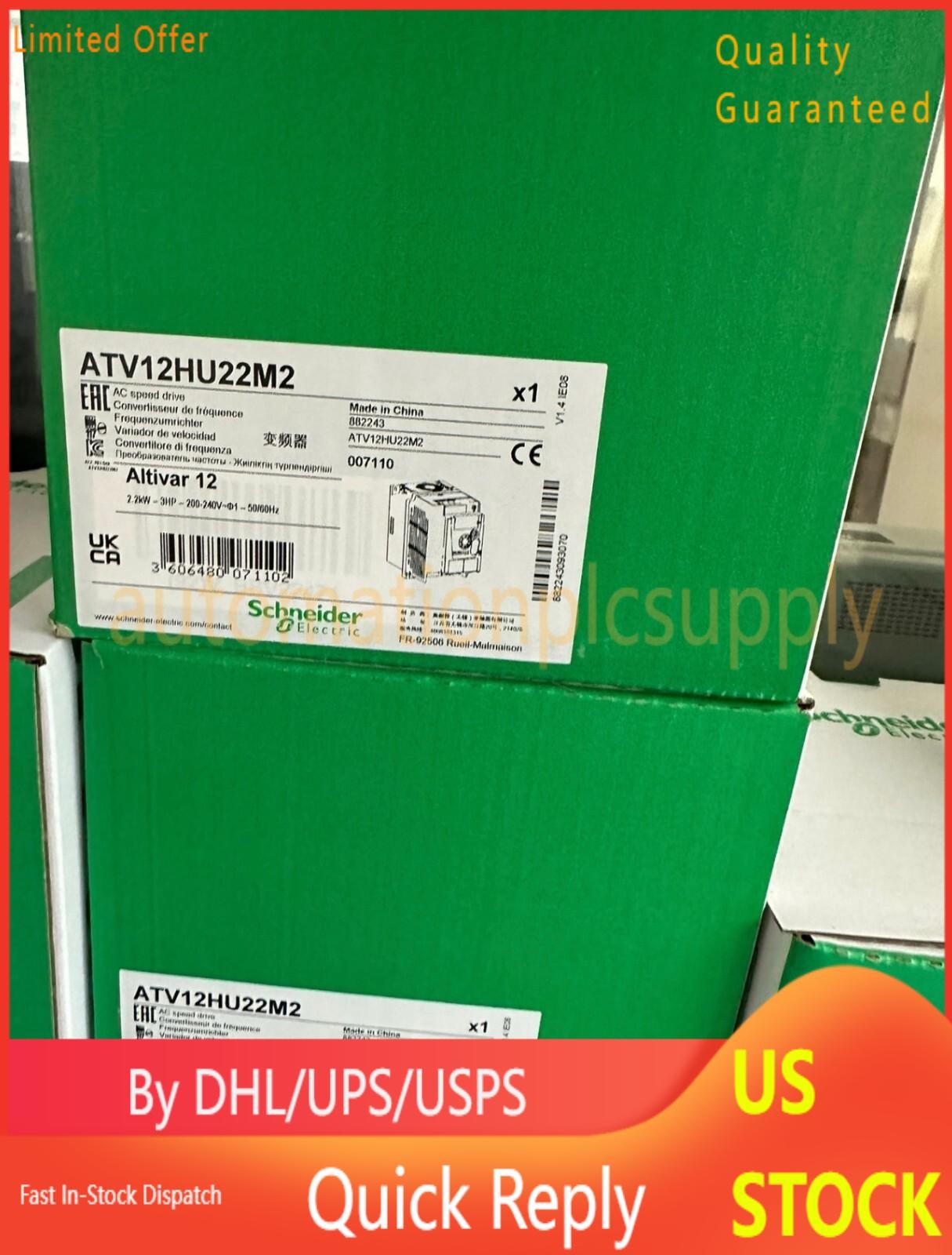 1PC New Schneider ATV12HU22M2 Inverter Fast Shipping In Box VIP DHL