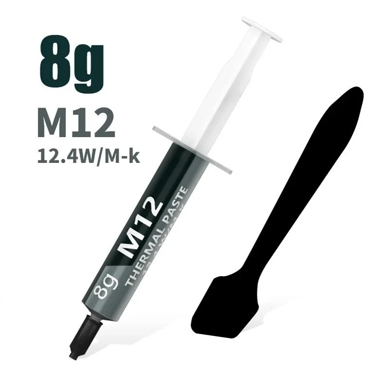 12.4W/MK Thermal Paste Silicone Grease for CPU GPU with Scraper Tool