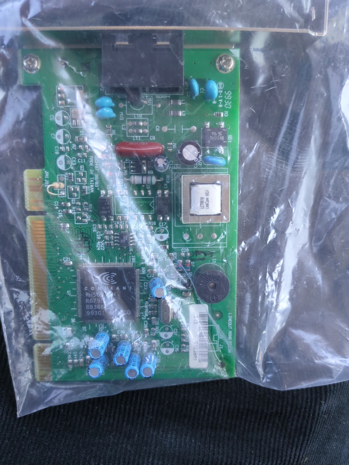 Conexant RD01-D270 PCI 56K V.92 Fax Dial-Up Modem Card Dual RJ-11