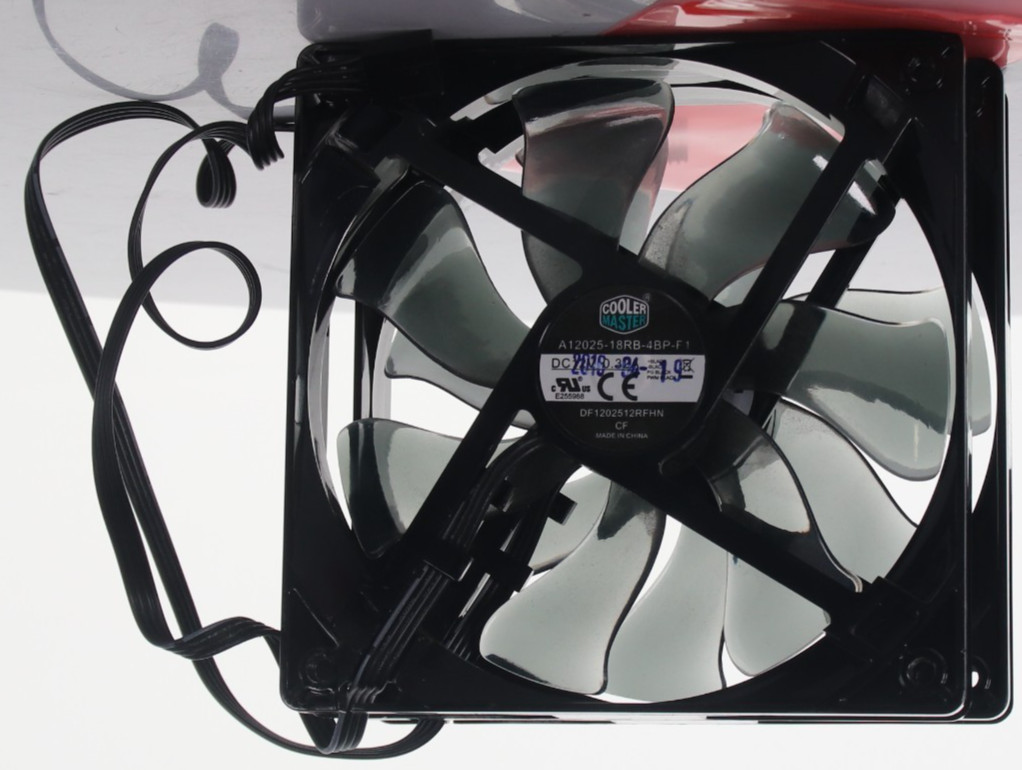 2PCS Cooler Master A12025-18RB-4BP-F1 DF1202512RFHN DC12V 0.32A 12CM 4-Wire Fan
