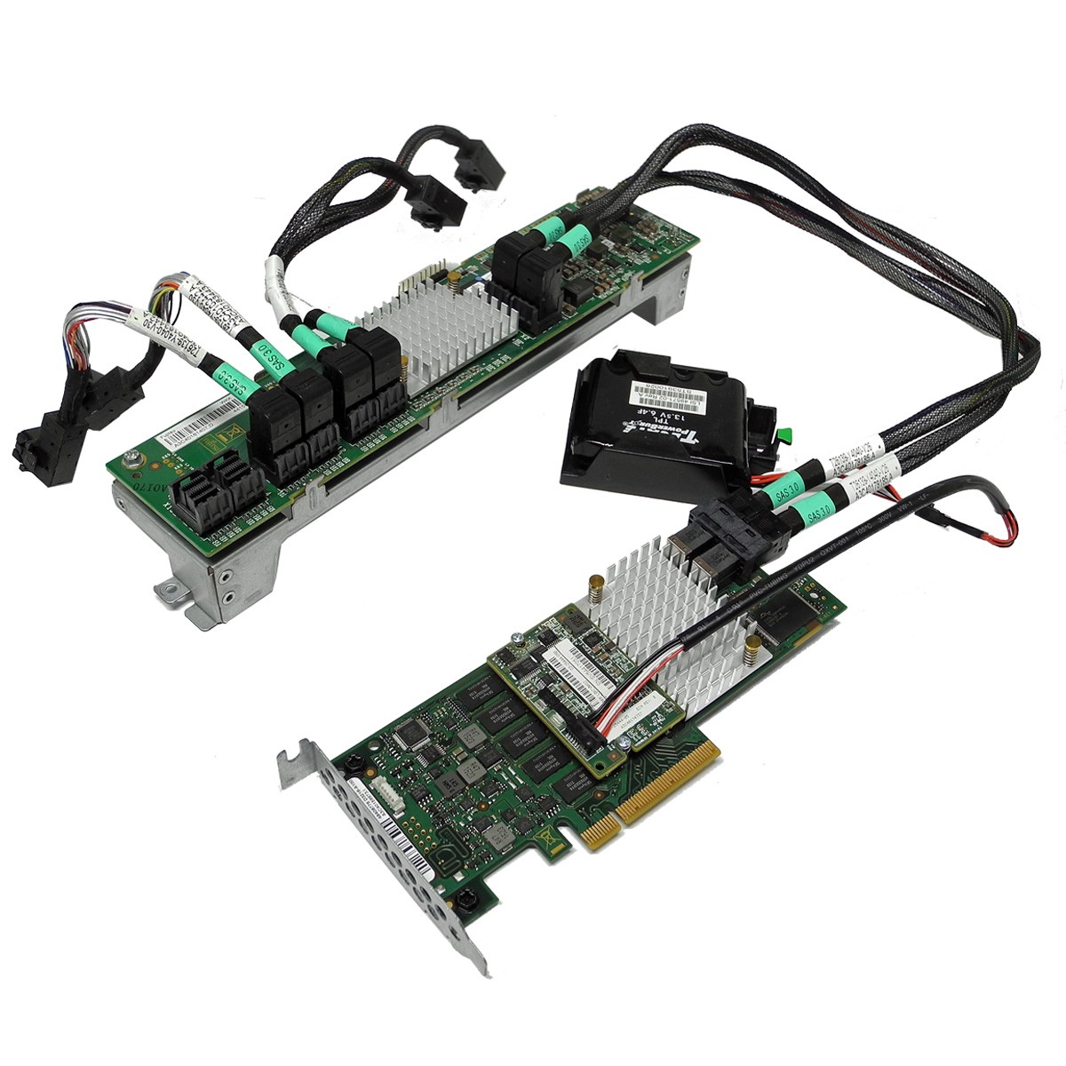 Fujitsu D3216-A13 GS2 12Gb PCIe x8 RAID Controller +SAS Expander+BBU+SAS Cable