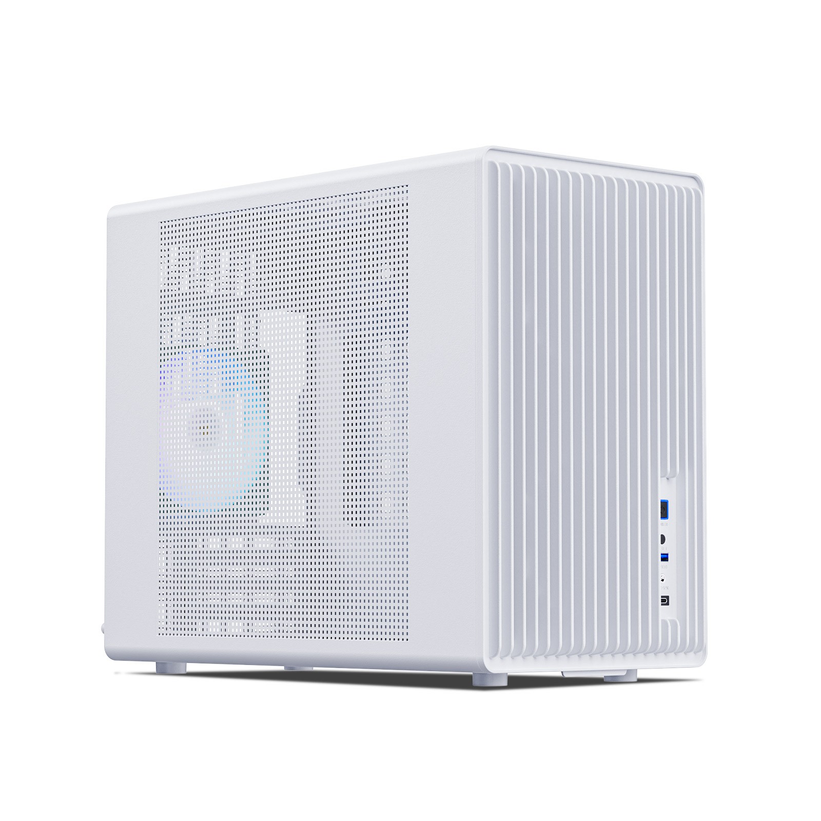Vetroo M06 White Micro-ATX Computer Case Gaming PC Case w/ 1x 120mm ARGB&PWM Fan