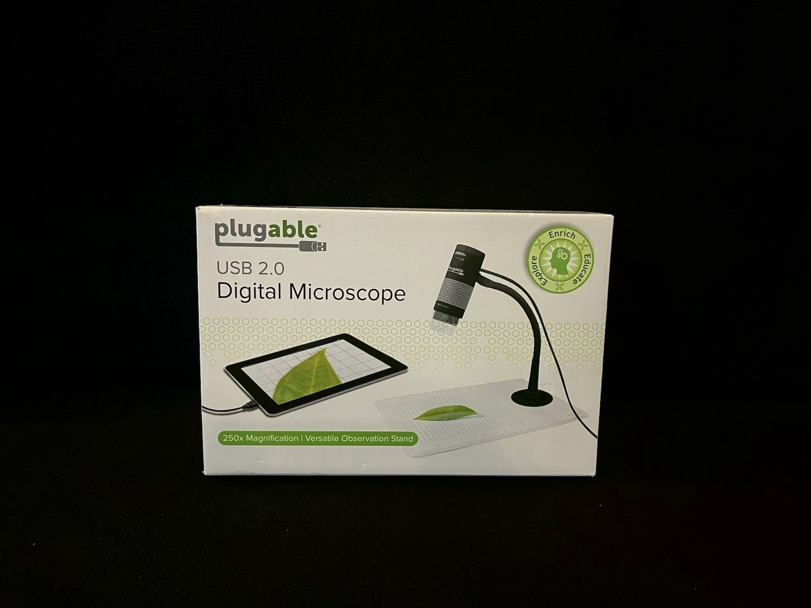 Digital Microscope with Flexible Arm Observation Stand Compatible with USB