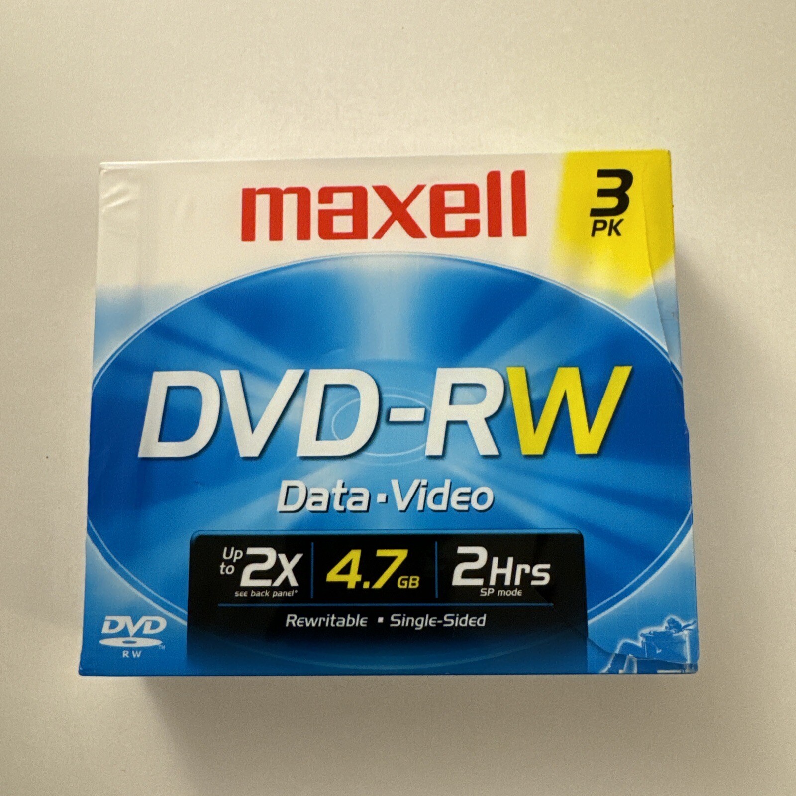 Maxell DVD RW New and Sealed DVD RW 3 Pack BV10