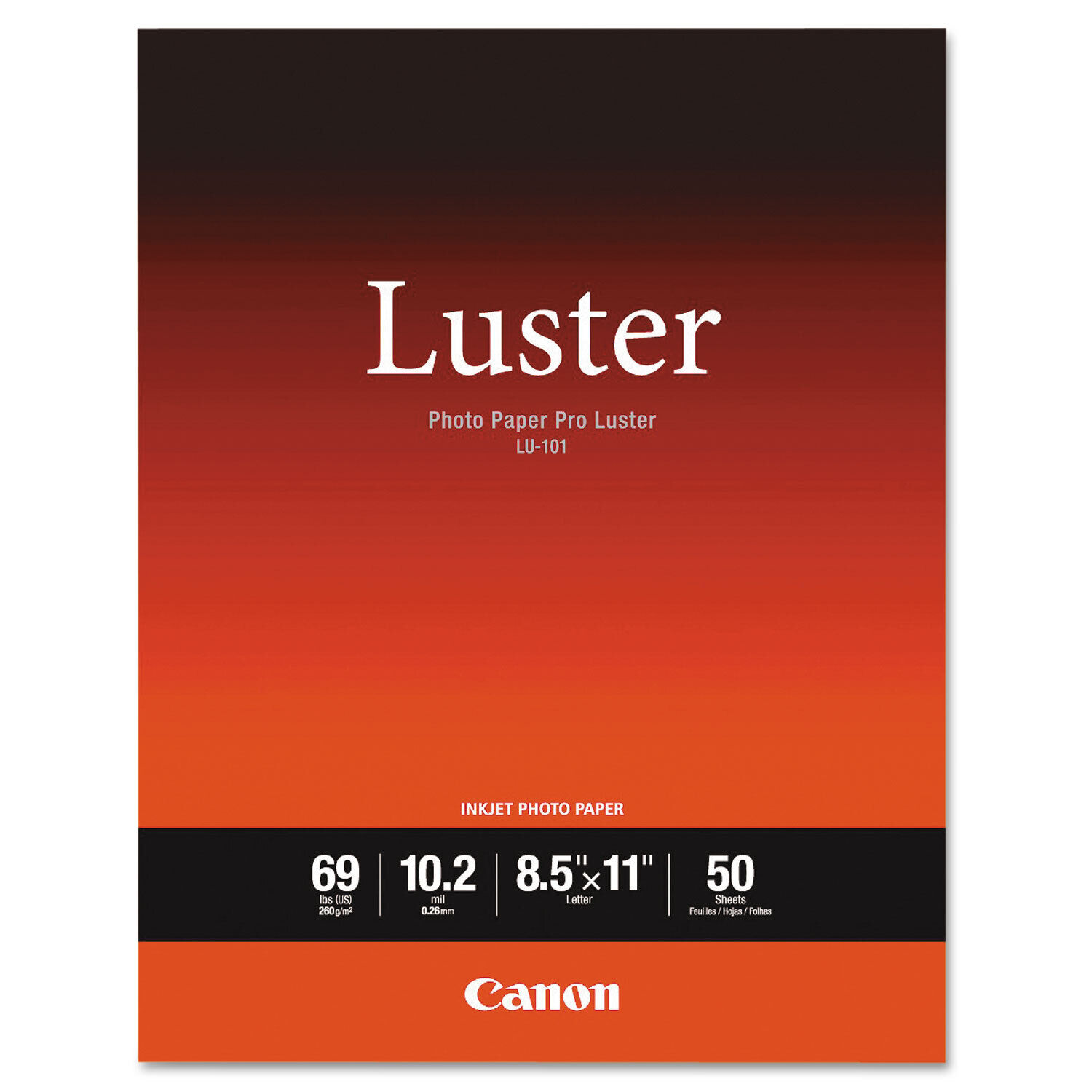 Canon PRO Luster Inkjet Photo Paper, 8 1/2\