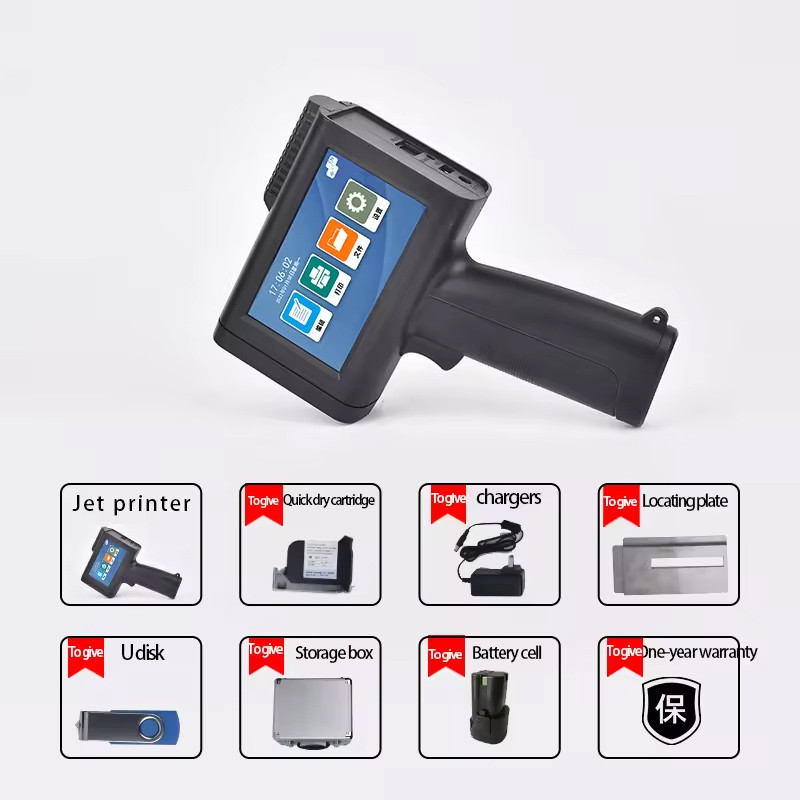 12.7mm Handheld TIJ Printer for Pallet Carton Date Batch Code New