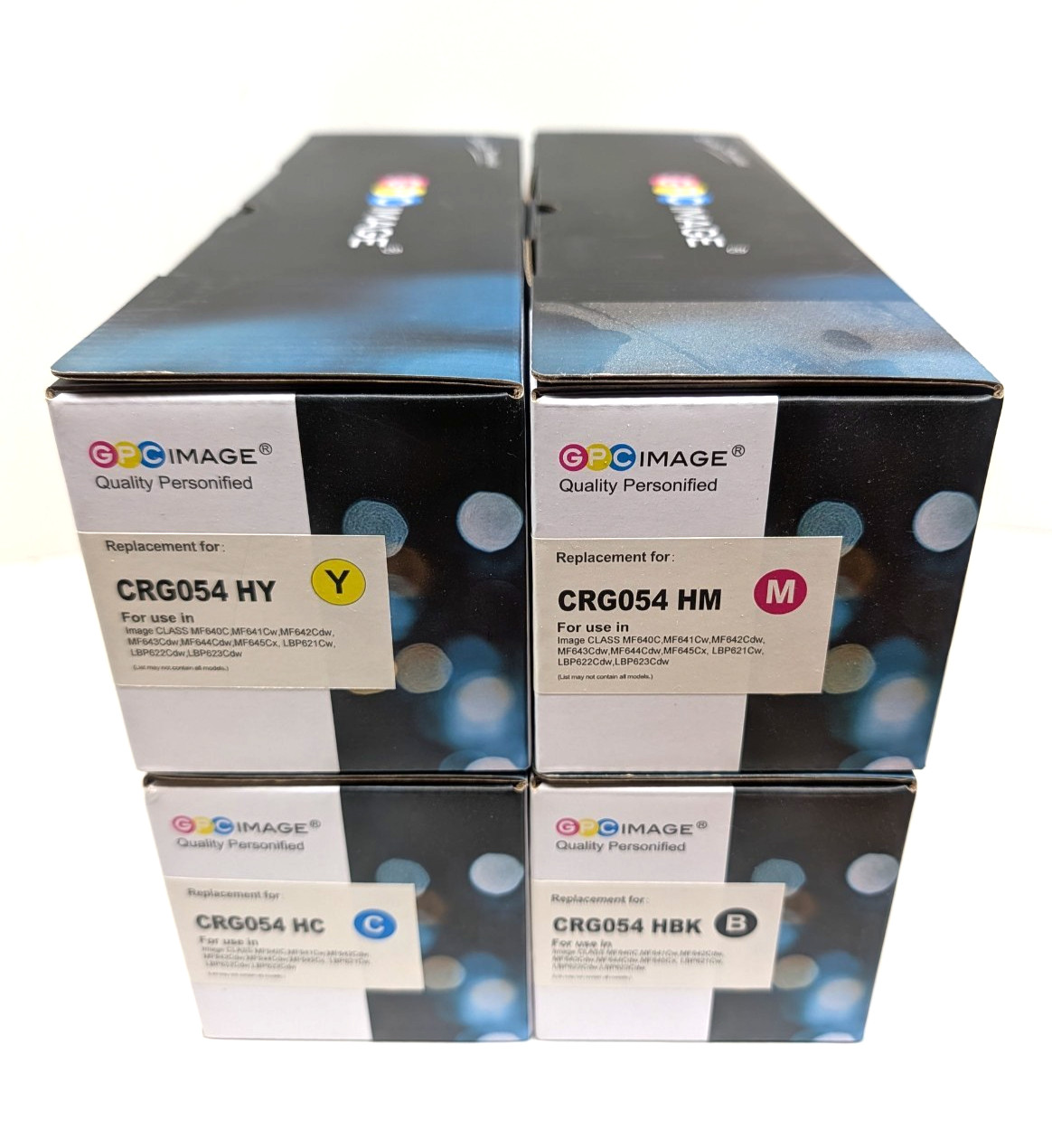 4x Toner Cartridge for Canon 054 Image class MF640C MF644cdw MF642cdw LBP623Cdw