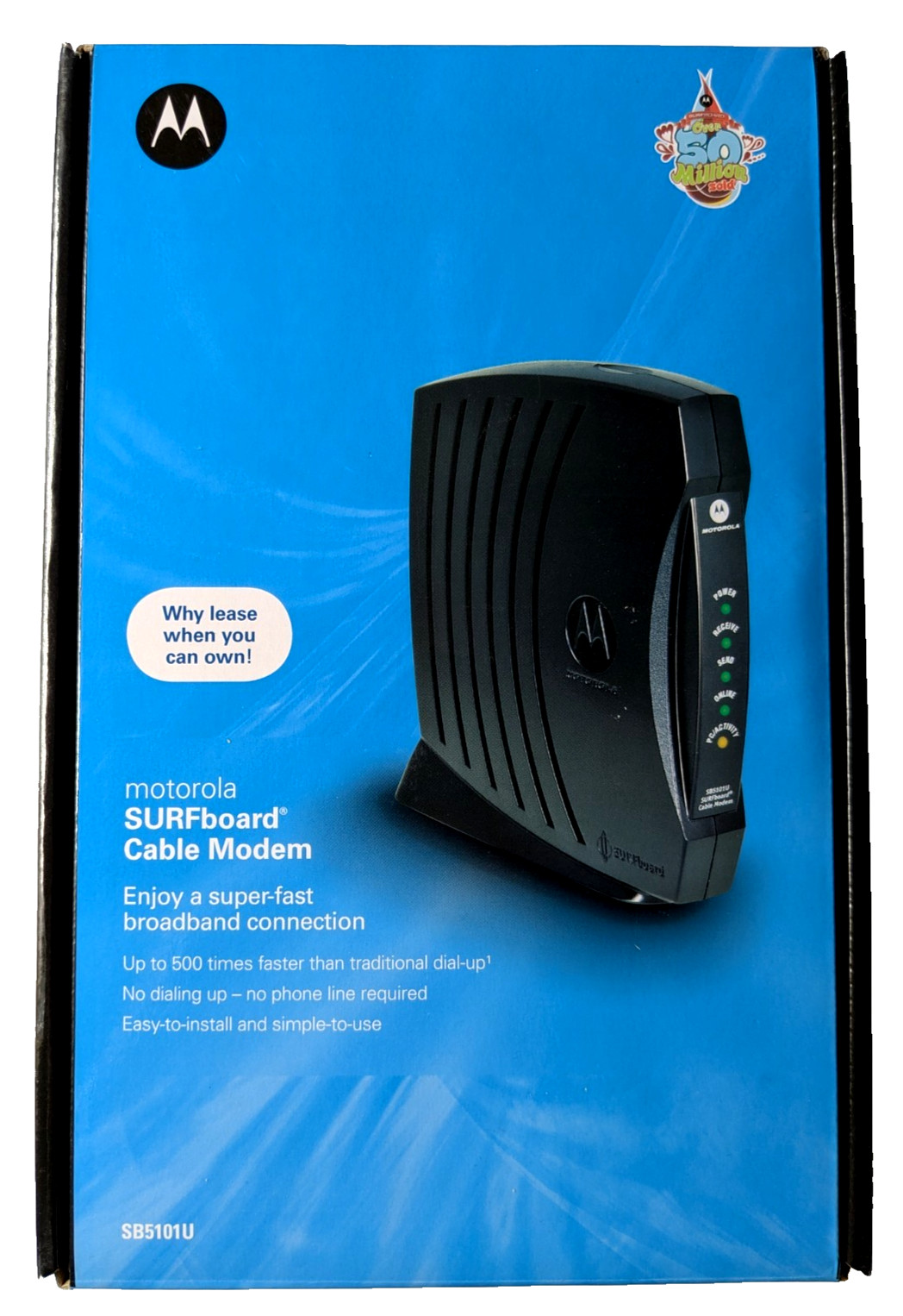 ARRIS Motorola SB5101U SURFboard Cable Modem USB/ Ethernet PN 567005-005-00