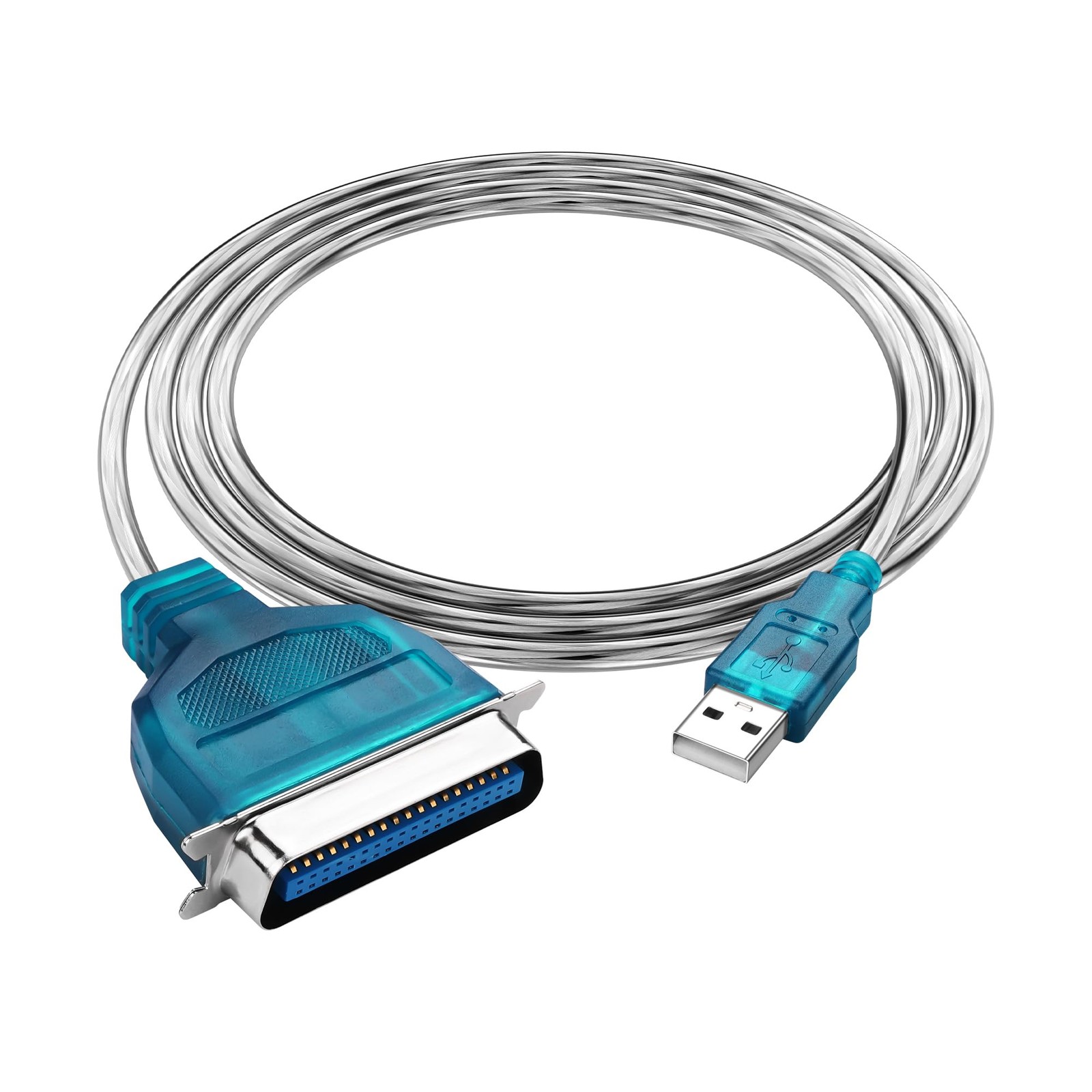 USB to Parallel Port Adapter USB to IEEE1284 CN36 Parallel Printer Cable Adap...
