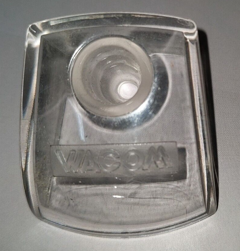 Pen Holder Stand WACOM Vintage Rare Clear Acrylic  OEM Stylus 