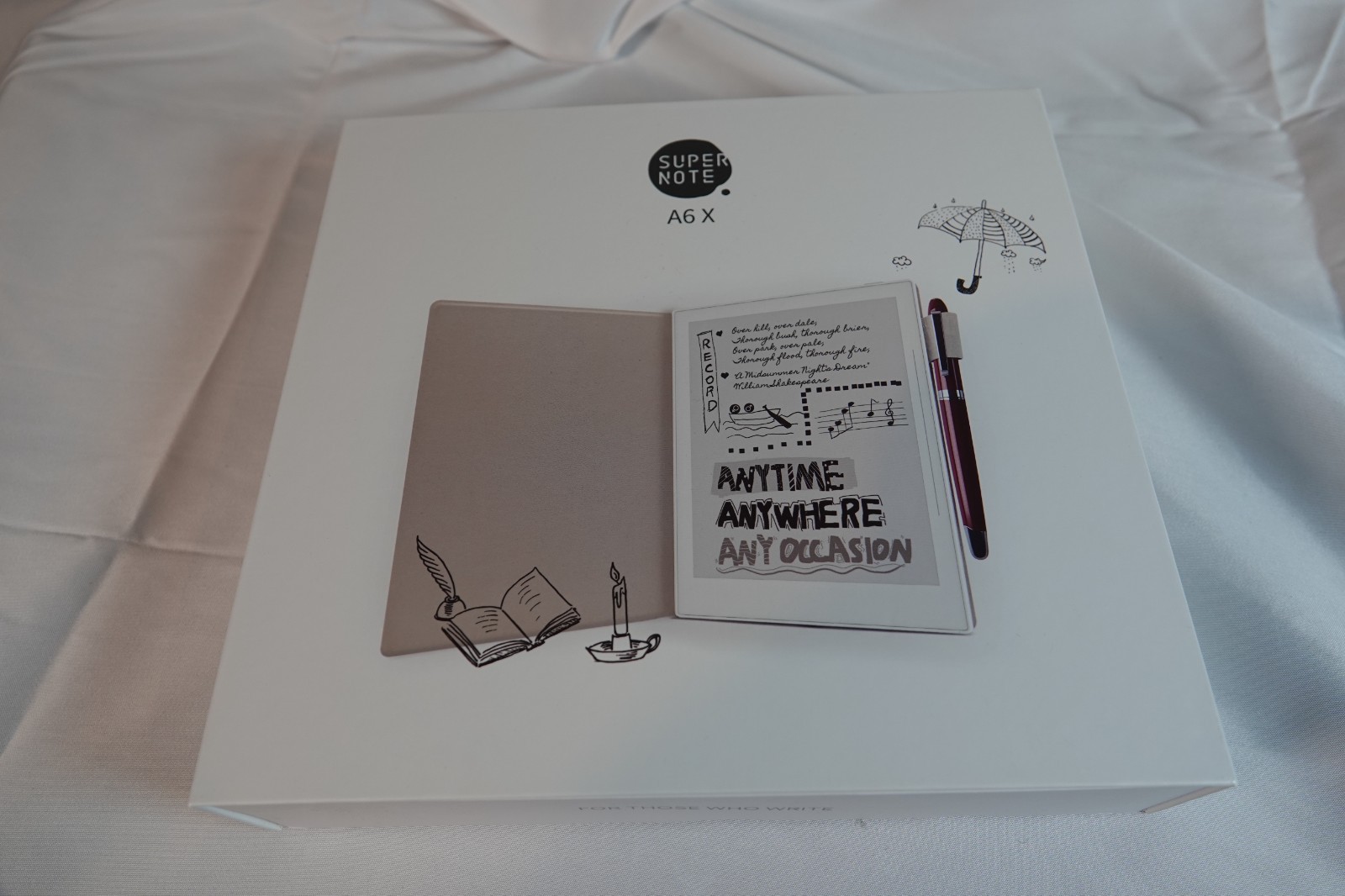Ratta Supernote Nomad A6 X 32GB 7.8in Tablet With Case & Pen Bundle