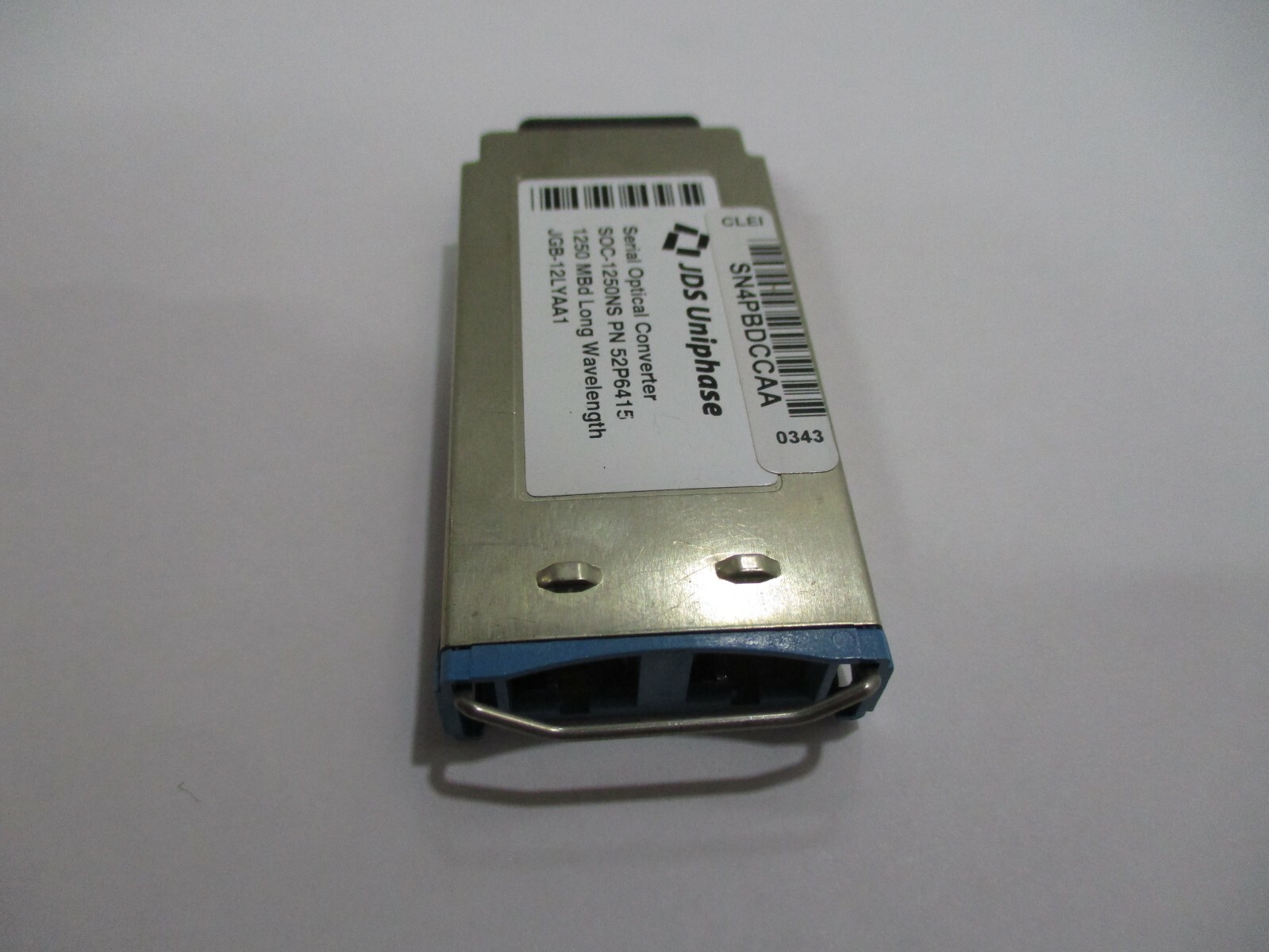 JDS Uniphase JGB-12LYAA1 SOC-1250NS 52P6415 1250 MBd Long Wavelength SN4PBDCCAA
