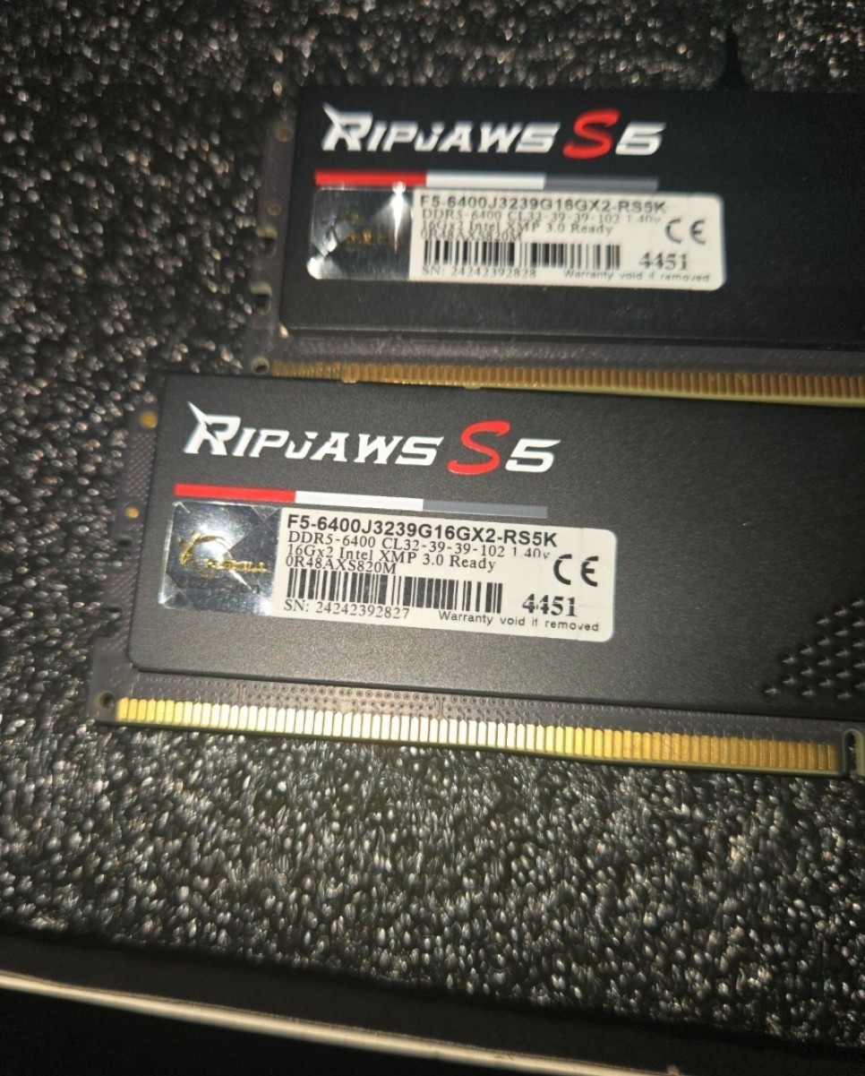G. SKILL Ripjaws S5 32GB (2 x 16GB) Memory Kit (F5-6000J3636F16GX2-RS5K)