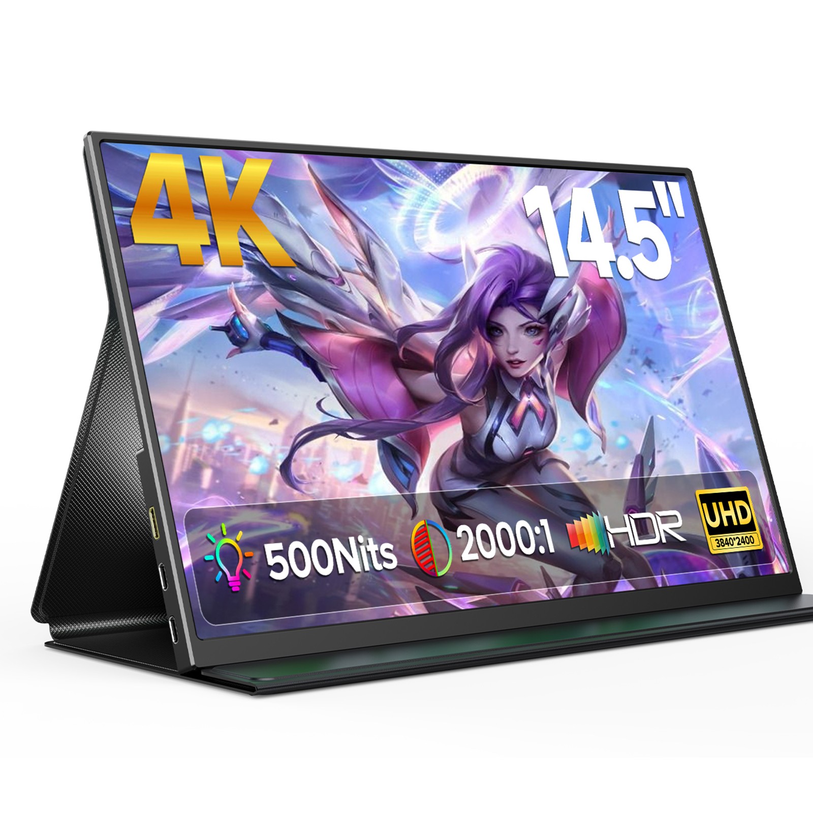 EVICIV 14.5" 4K Portable Gaming Monitor Mini Screen USB C HDMI For Xbox Switch