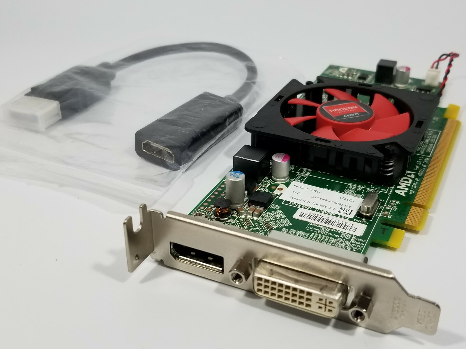 Dell AMD HD 6450 Windows 10 DisplayPort DVI Video Card HDMI VGA Adapter ATX Slim