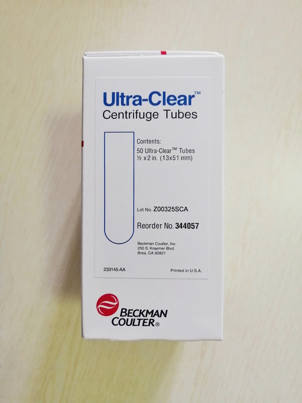 50Pcs/Box New 344057 5mL Centrifuge Tube Thin Wall Ultra Clean Open End Tube