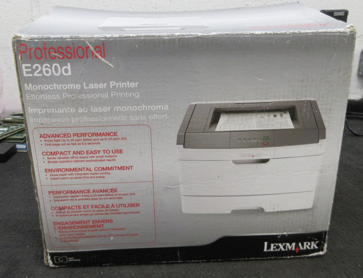 Lexmark E260d Workgroup Laser Printer