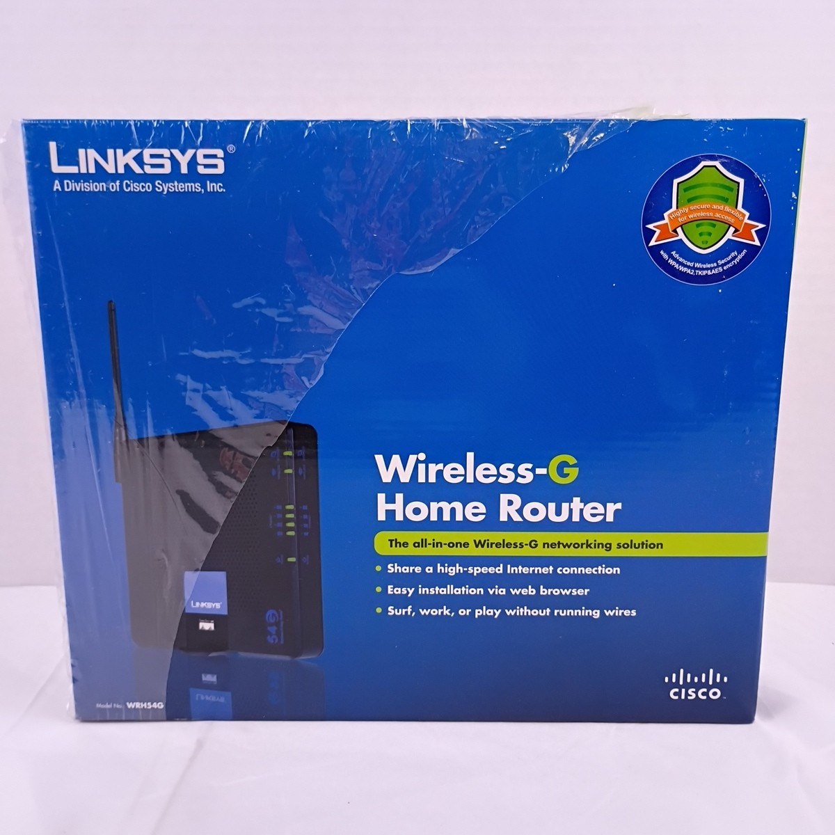 Linksys Wireless-G Home Router WRH54G New in Box