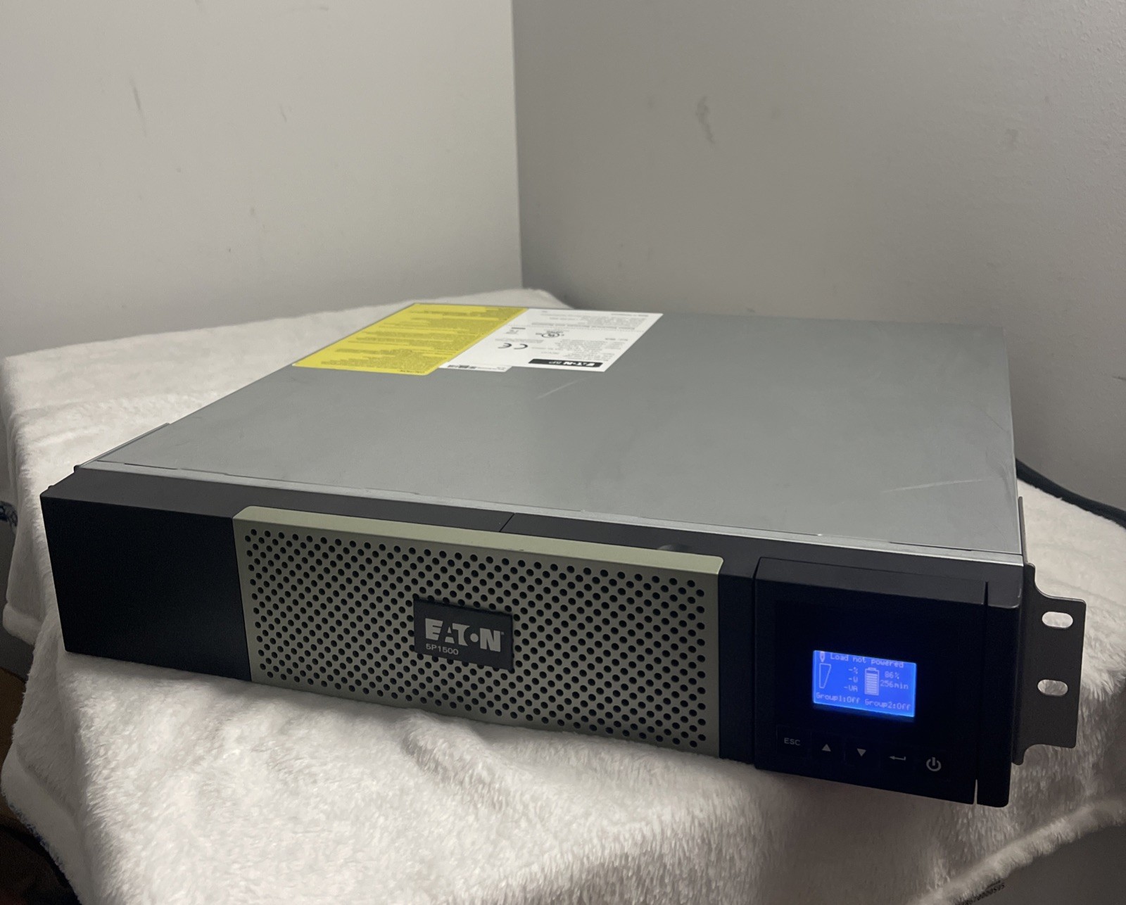 Eaton 5P 5P1500RC 1500VA/110W 120V 2U UPS Tested