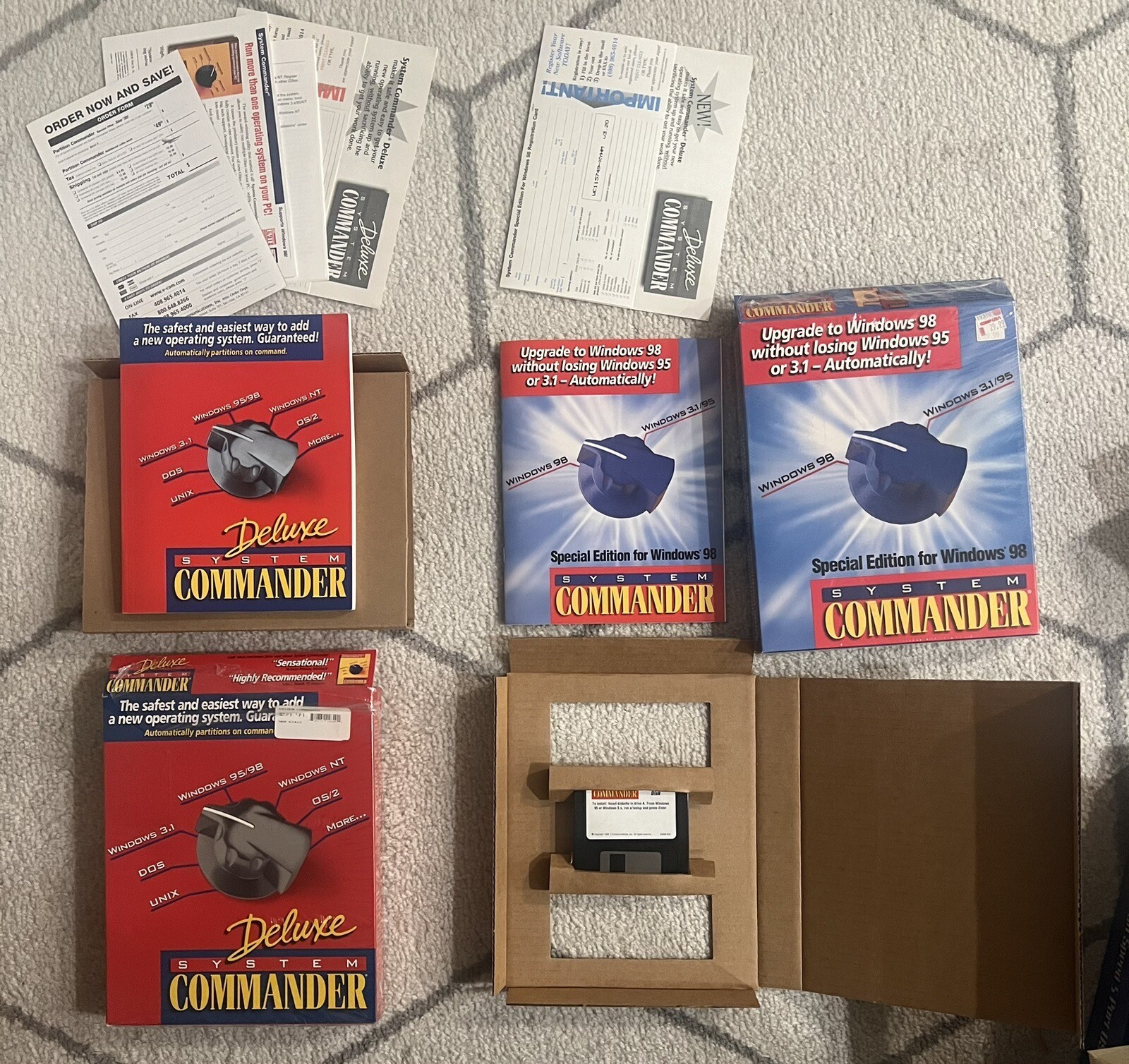 SYSTEM COMMANDER SPECIAL EDITION FOR WINDOWS 98 AND DELUX (missing) READ ALL
