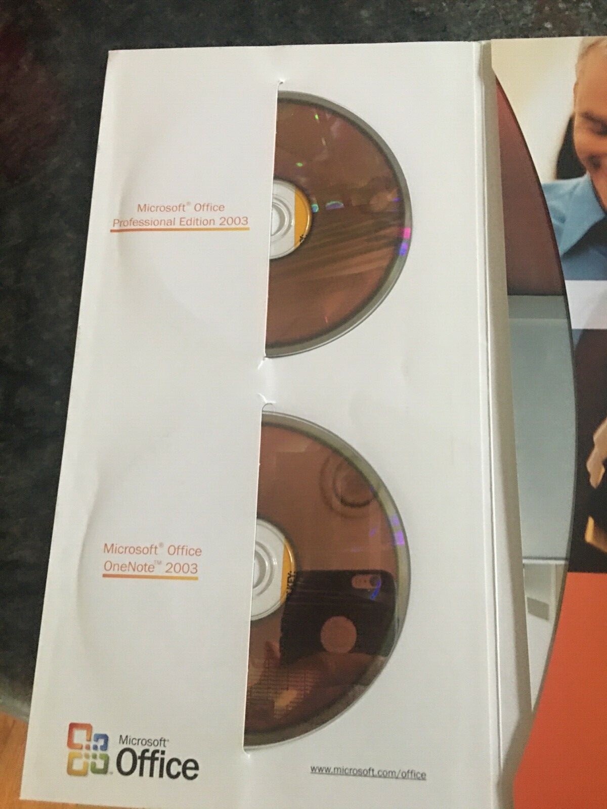 BRAND NEW AUTHENTIC Microsoft Office Professional Edition 2003, w/One Note+Keys.