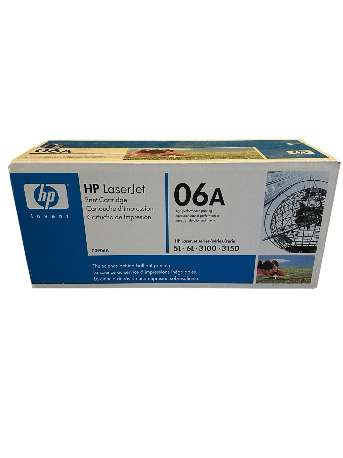 NEW Genuine HP 06A Black Print Cartridge C3906A LaserJet 5L 6L 3100 3150 Sealed