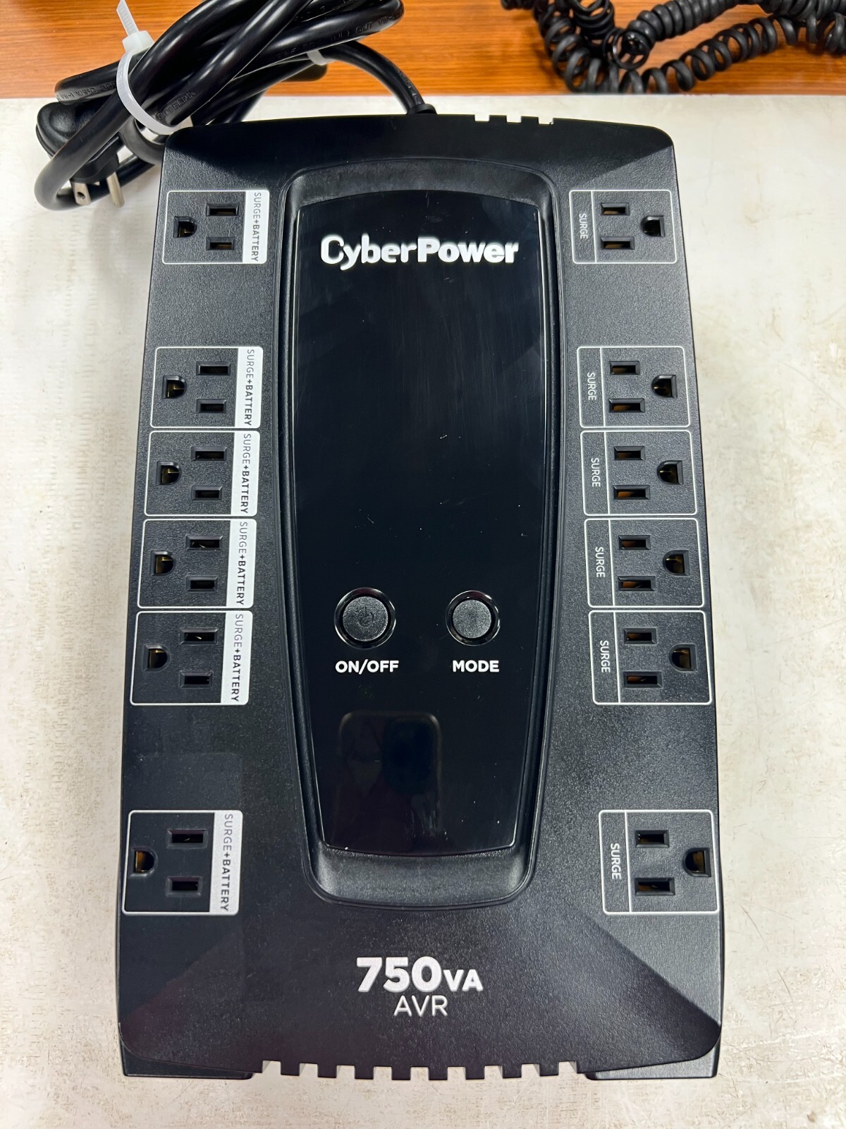 👀 CYBERPOWER 750 VA AVR POWER SUPPLY 12 OUTLET AVRG750LCD