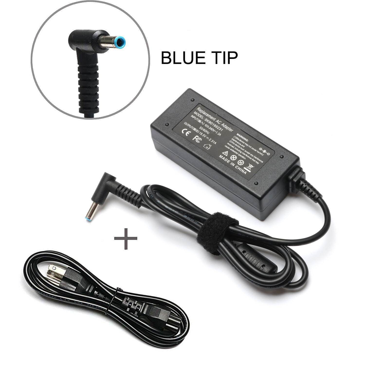 45W 19.5V 2.31A Adapter Charger for HP 15-ac121dx touchscreen rtl8188ee Laptop 