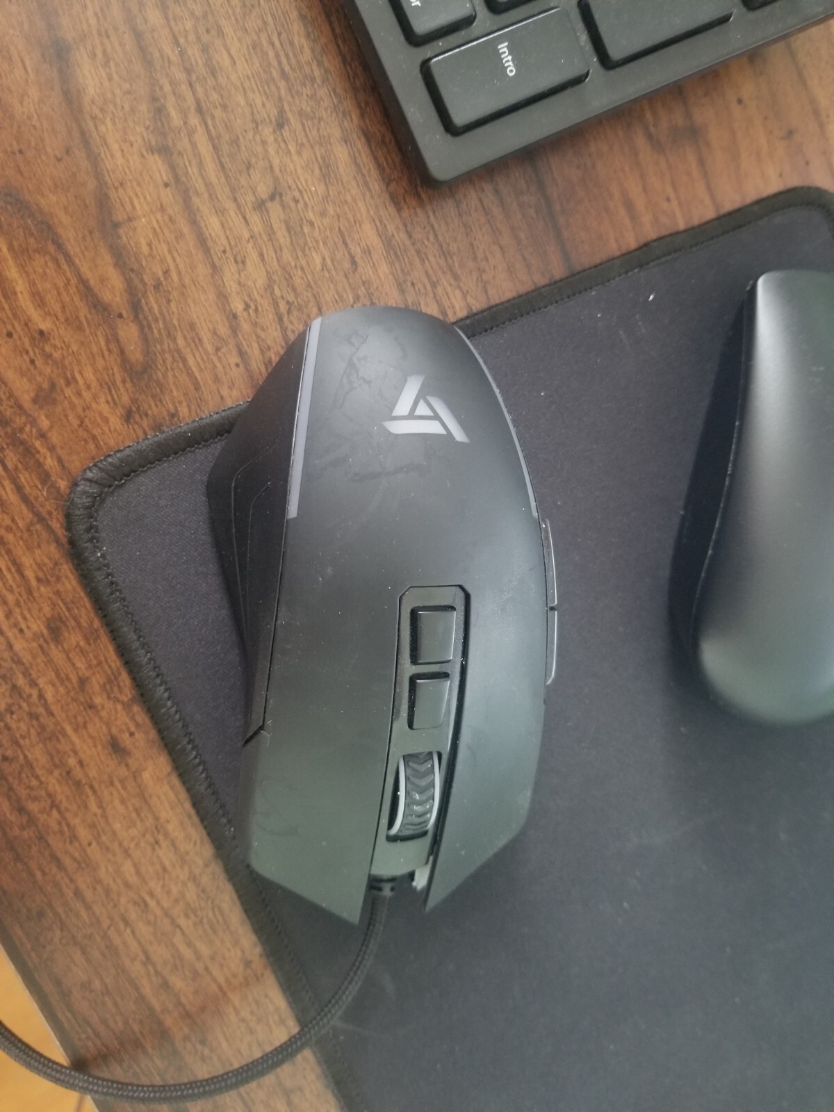 VictSing 8000DPI Wired RGB Gaming Mouse - Black