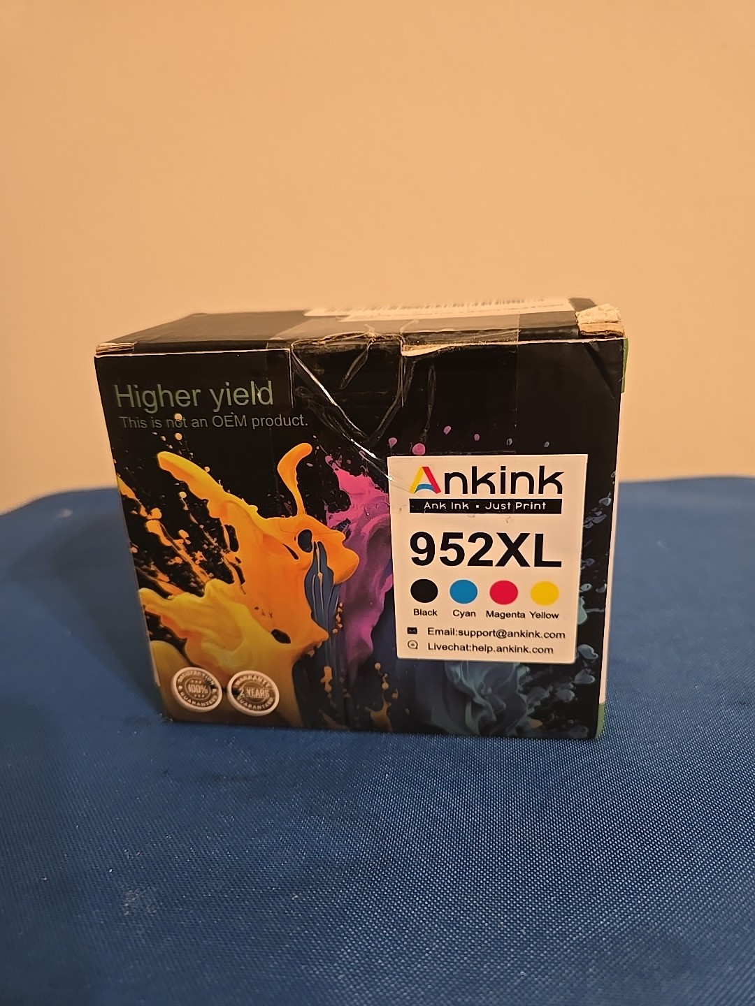 Ankink Black + Color Ink Cartridge Full Set