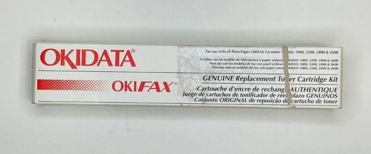 Okidata 52106701 Toner Cartridge for 1000/2200/2350/2400 Series, 2500 Black NEW