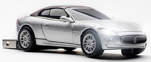 Maserati Grancabrio Silver Touring 1:69 USB Flash Drive 8GB
