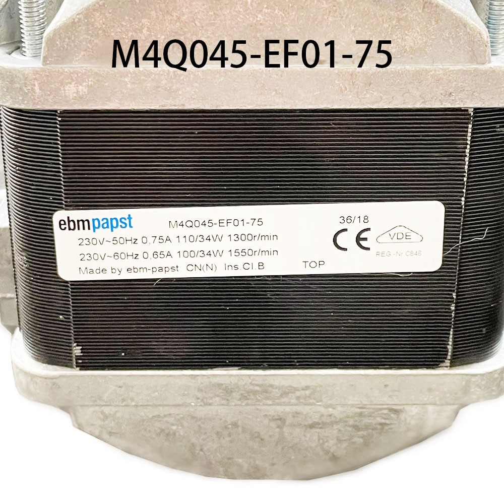 New sealed Condenser Fan M4Q045-EF01-75 230V 110/34W Ebmpaps radiator Motor