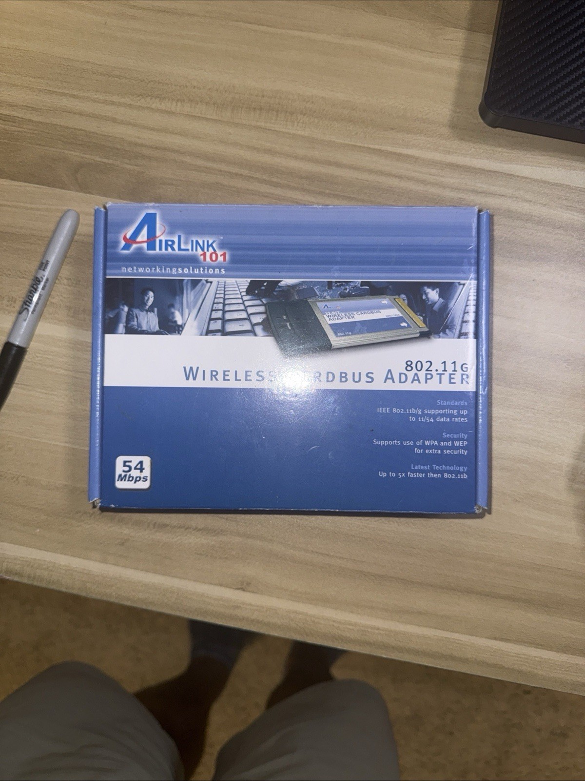 Airlink 101 AWLC3026 Wireless Cardbus Adapter 802.11G 54Mbps - Open Box