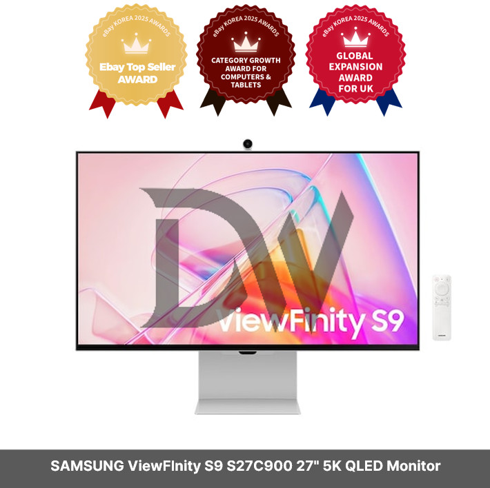 SAMSUNG ViewFInity S9 S27C900 27" 5K QLED Monitor - LS27C900PAKXKR / Express