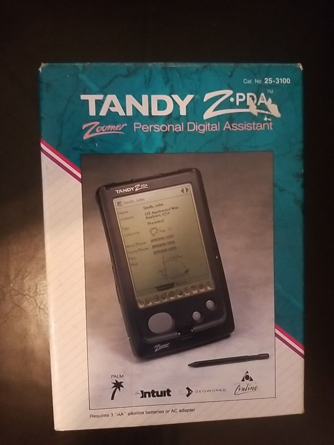Vintage Tandy Zoomer Z-PDA 25-3100 Retro PDA