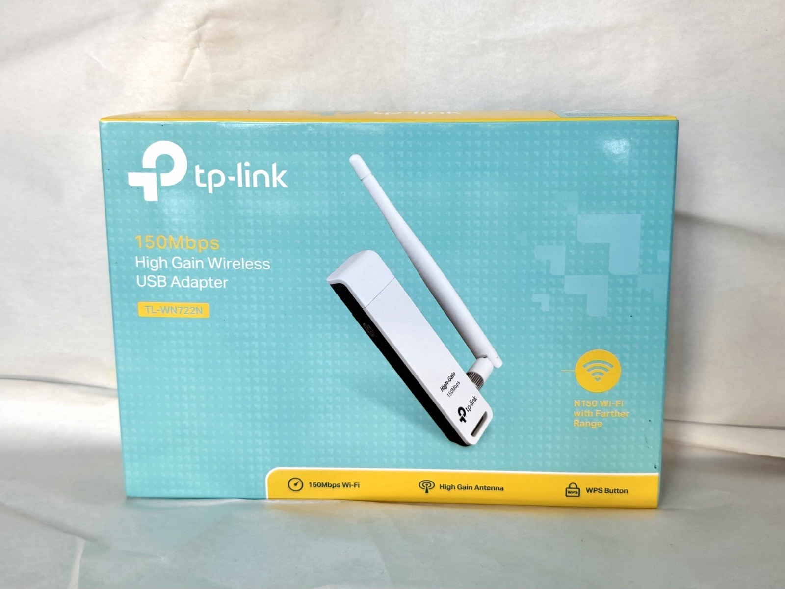 NEW | TP-LINK TL-WN722N 150Mbps High Gain Wi-Fi Antenna Wireless USB Adapter