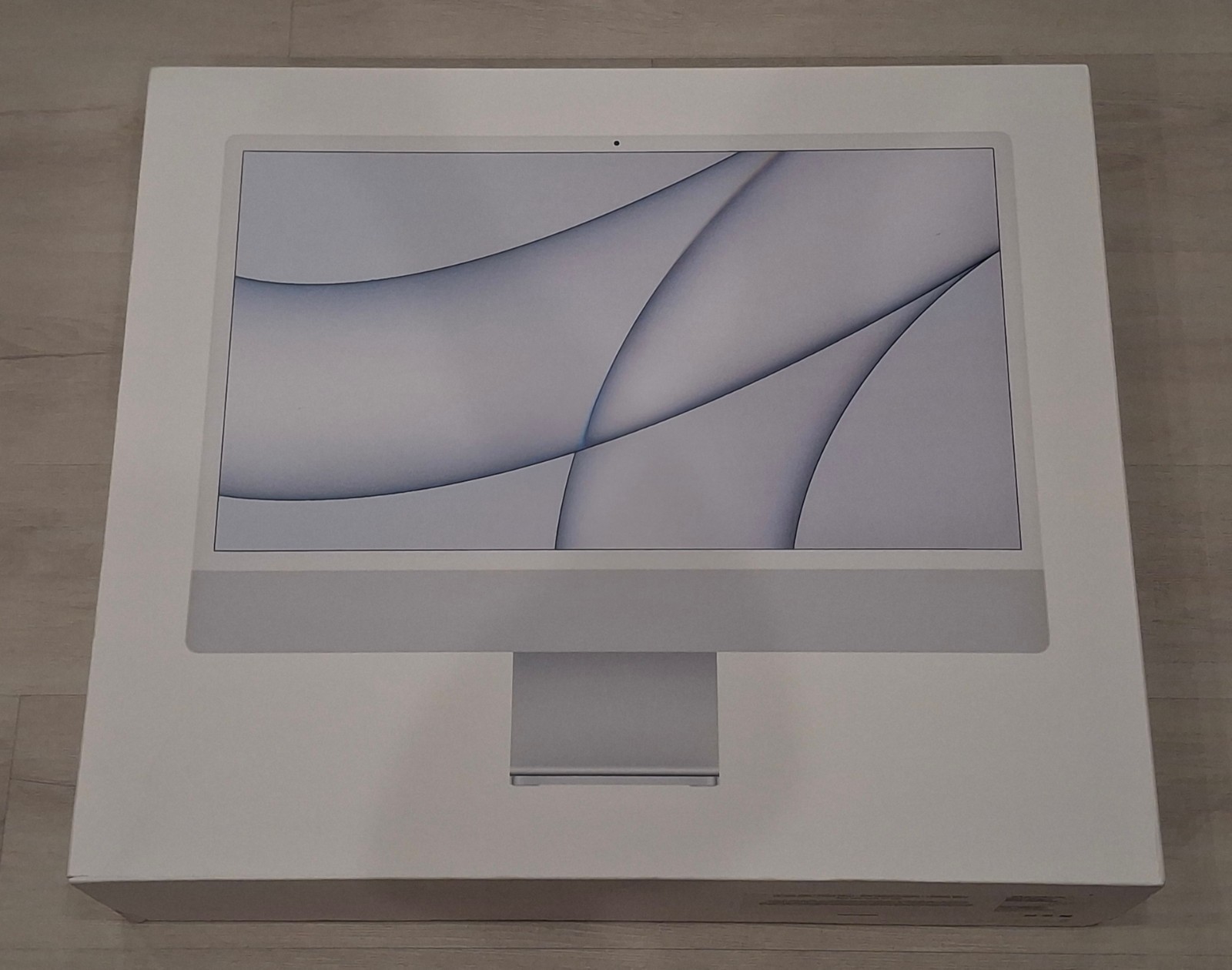 (EMPTY BOX ONLY, NO iMAC) Apple iMac 24" SILVER M1 2021 A2439 MGTF3LL/A +INSERTS