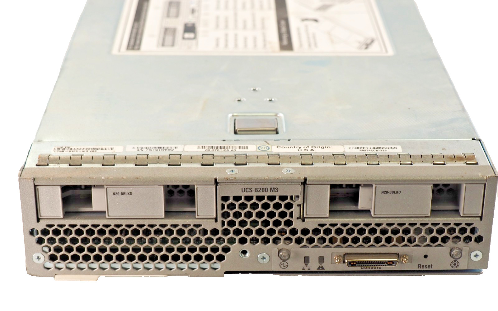 CISCO UCS B200 M3 UCSB-B200-M3 UCS B200 M3 Blade Server w/2*Xeon E5-2650 NO RAM
