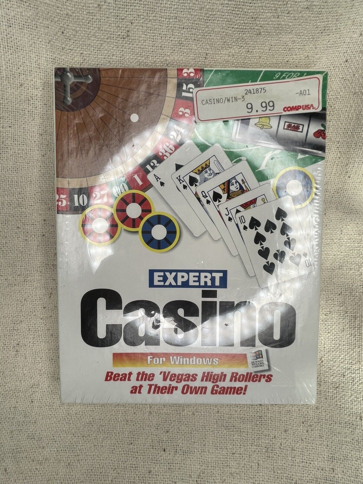 Expert Software Casino Program Disk Windows 3.1 1994 - Vintage Computer Game NEW