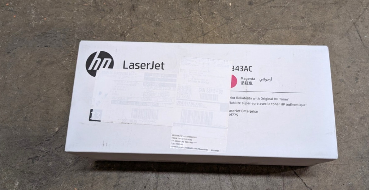 Genuine HP 651A CE343A CE343AC Magenta Toner Cartridge LaserJet Enterprise New