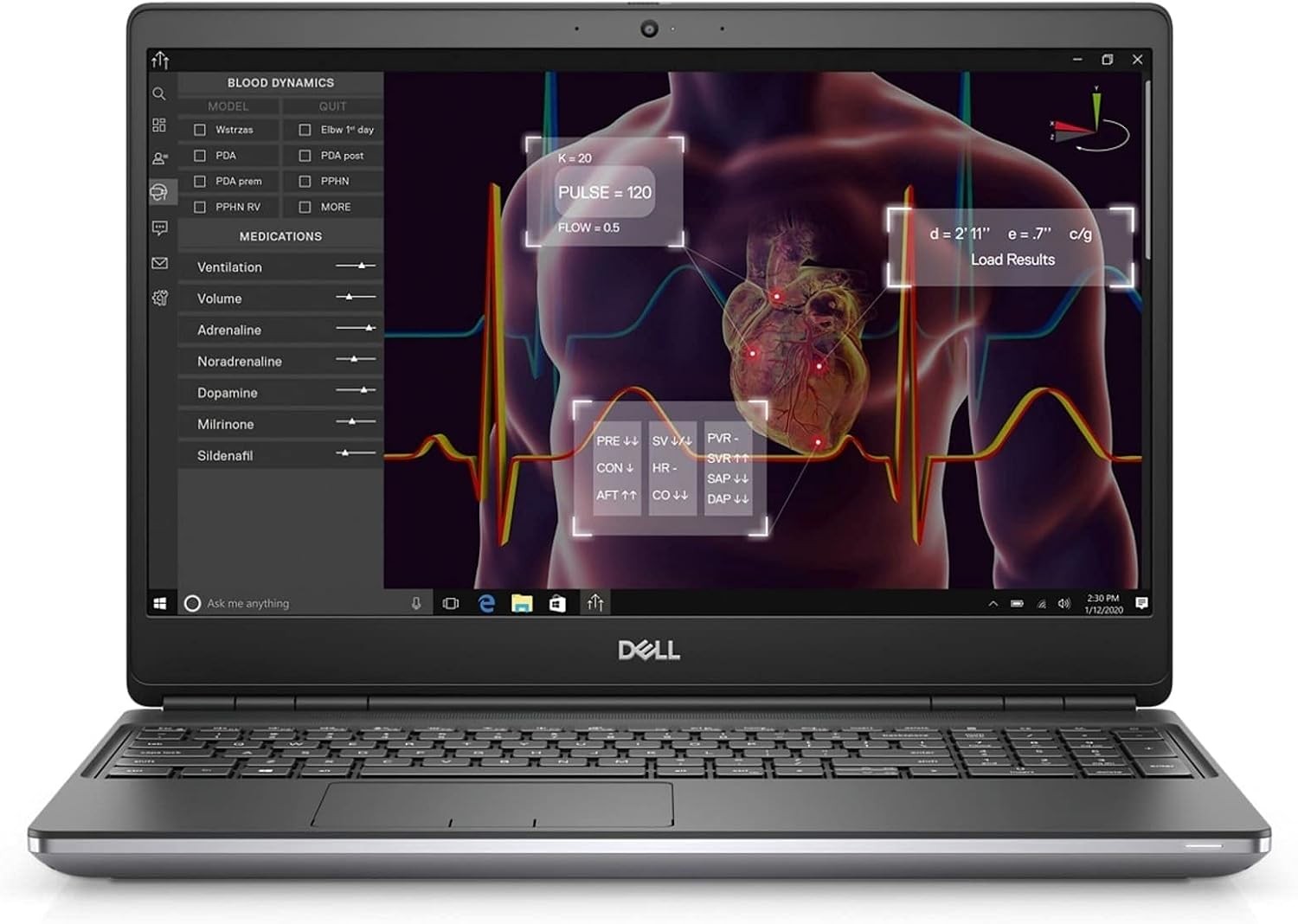 Dell Precision 7550 Workstation 15.6 FHD i7 16GB 1TB SSD NVIDIA RTX 5000 GPU