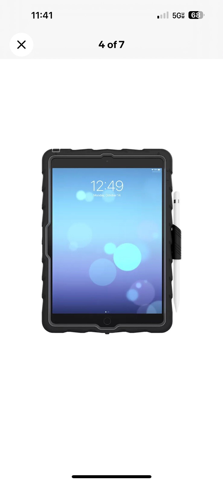 Gumdrop Cases 03A005 Hideaway For iPad 10.2 8G/7G-black