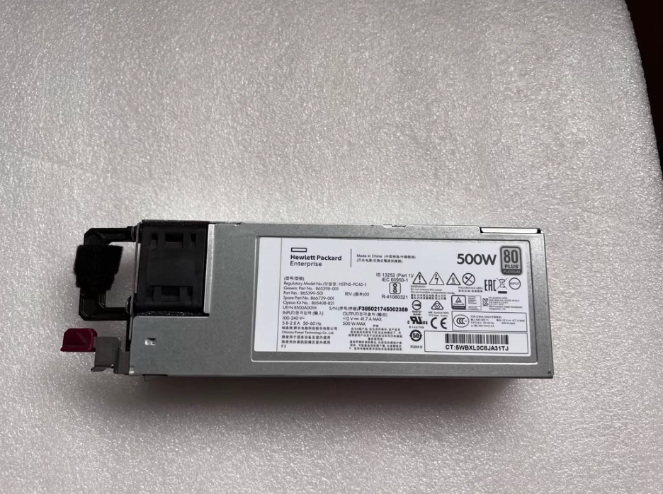 HPE G10 865408-B21 865398-001 866729-001 865399-201 500W FLEX SLOT PLATINUM PSU