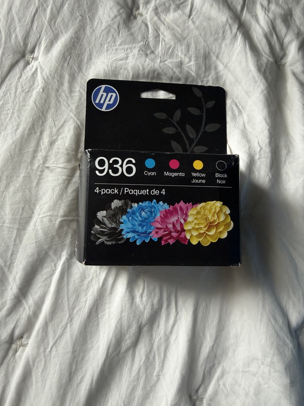HP 936 Original Ink Cartridge 4-Pack CMYK Black Cyan Magenta Yellow NEW