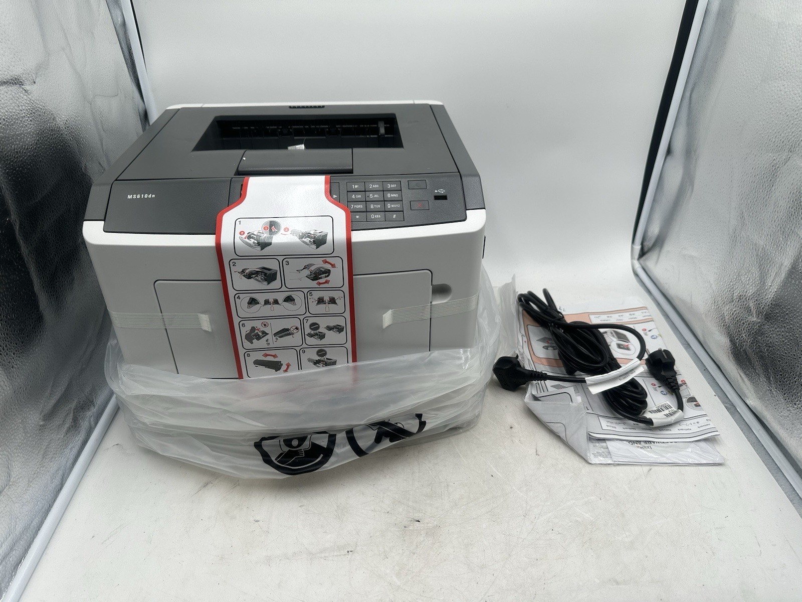 Brand New Lexmark MS610DN Network Ready Laser Duplex Printer 220-240V, Not 110V