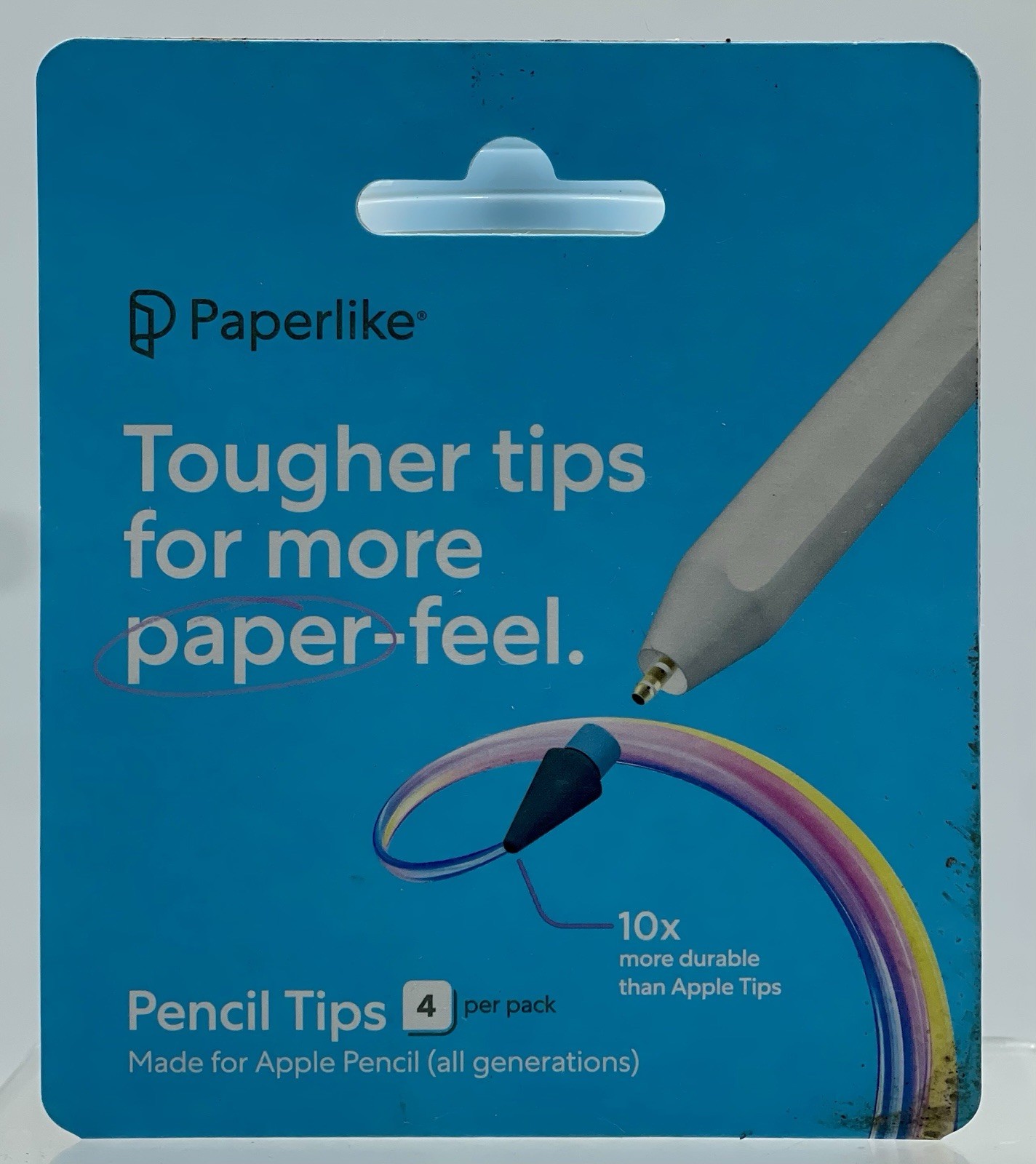 Paperlike Pencil Tips 4X for Apple Pencil 1st/2nd Gen USB-C & Pro 4 Pack New