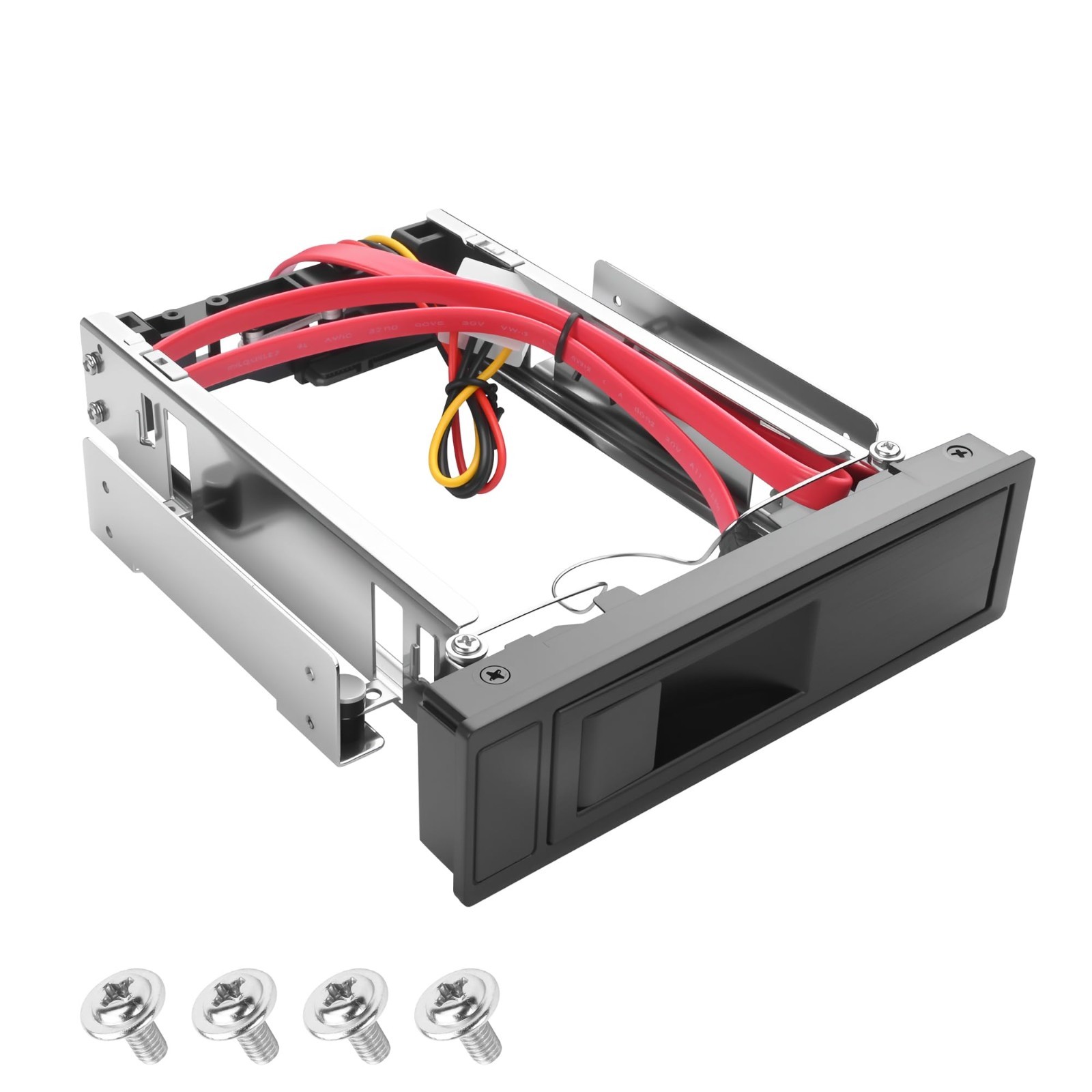 3.5" SATA Mobile Rack HDD Hard Drive Tray for 5.25" Bay, Hot-Swap, Anti-Vibratio