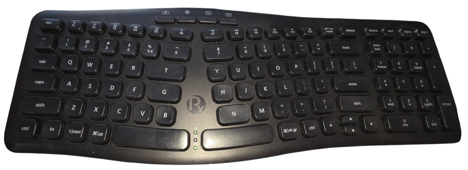 Perixx PERIBOARD-536B US Wired Ergonomic Compact USB Keyboard