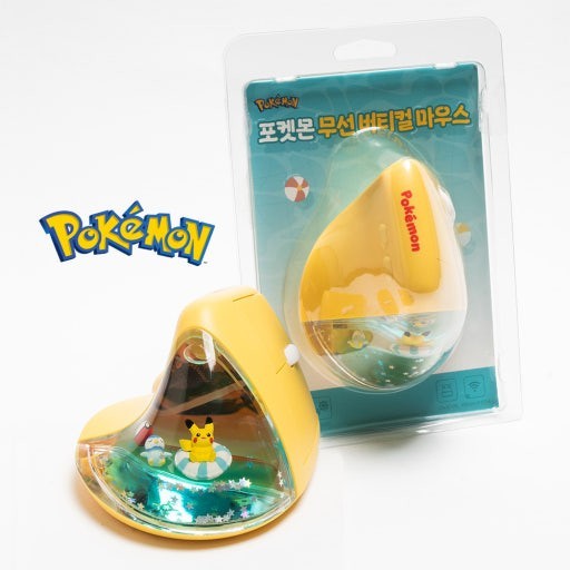 POKEMON Vertical Figure Wireless Mouse 2.4GHz Bluetooth Official Genuine NEW